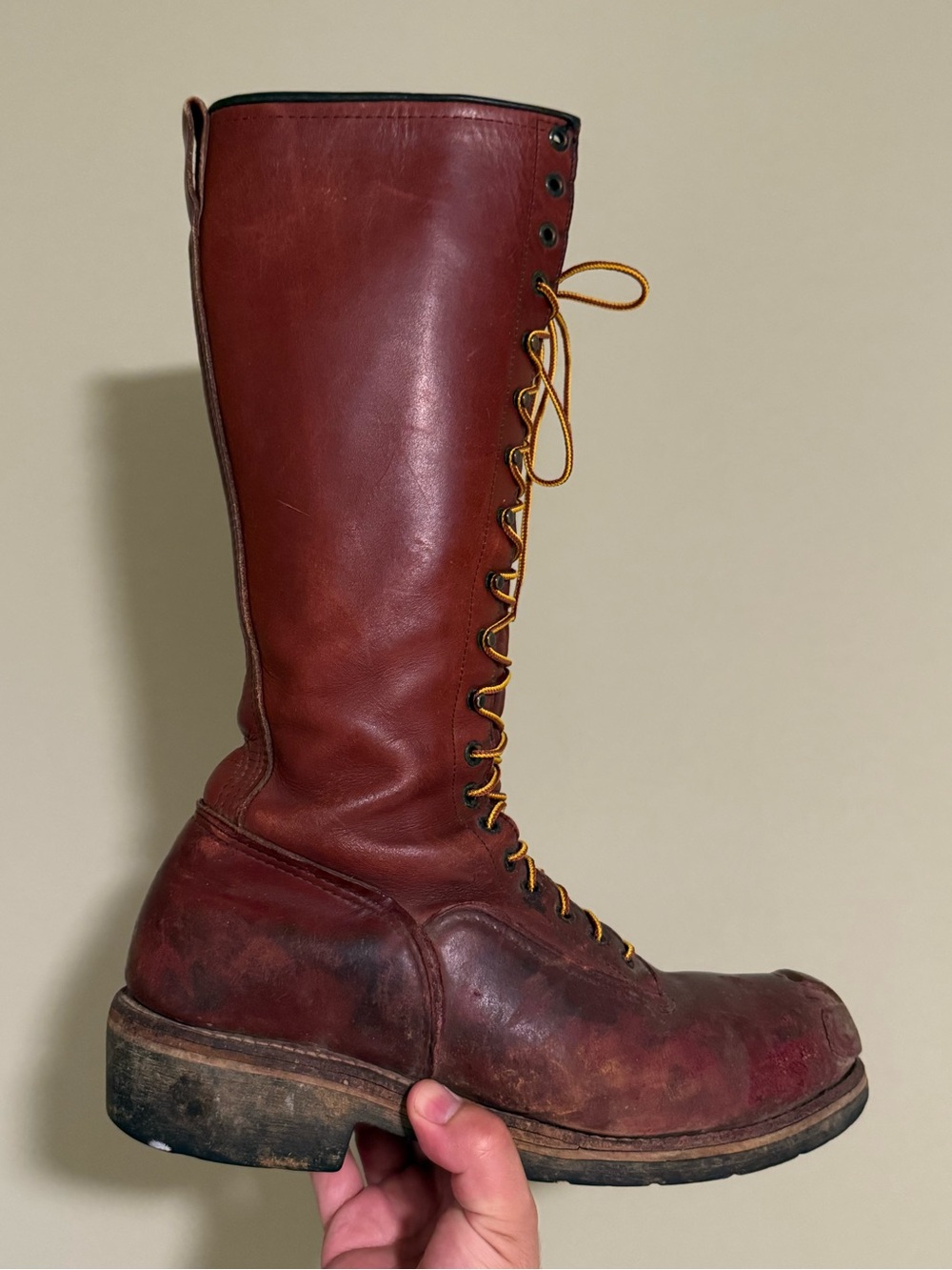 Red Wing 2450 Classic Lineman Boots Size 11.5 E
Steel Toe - Picture 15 of 16